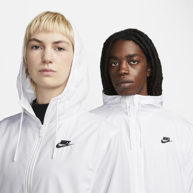 Womens Nike Essential Repel Woven Jacket White Product Image