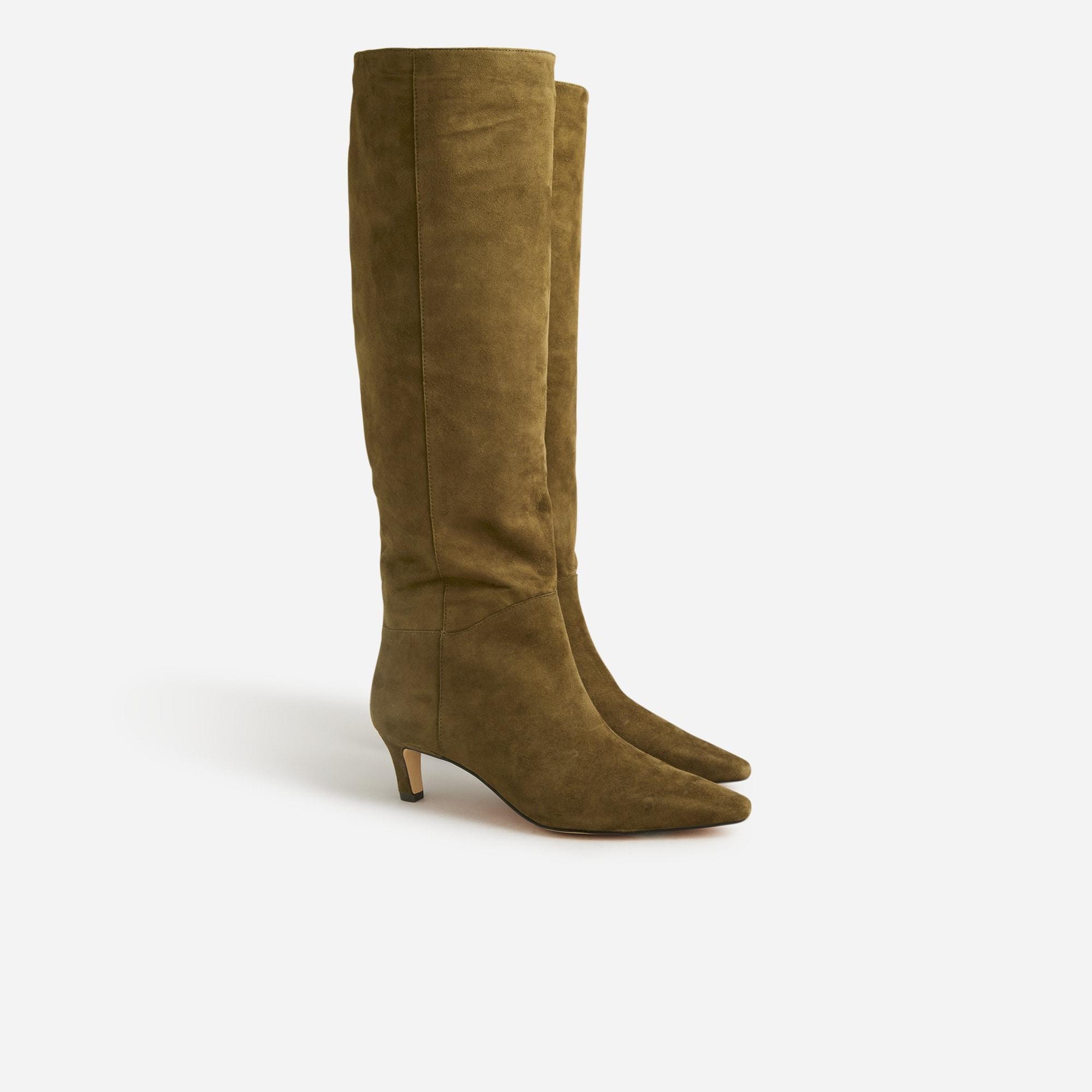 Stevie knee-high boots in suede Product Image