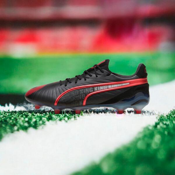 PUMA KING ULTIMATE Launch Edition Firm Ground/Artificial Ground Men's Soccer Cleats Shoes in Red Product Image