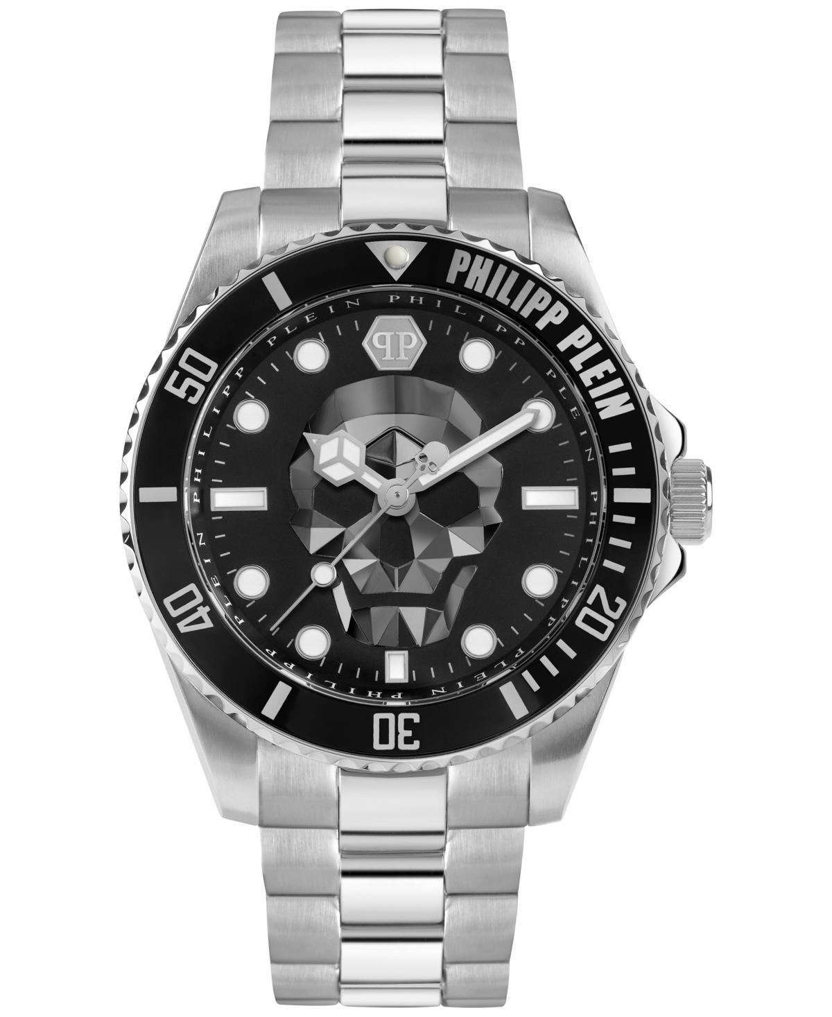 Philipp Plein Mens The $kull Two Tone Stainless Steel Bracelet Watch 44mm - Two Tone Product Image