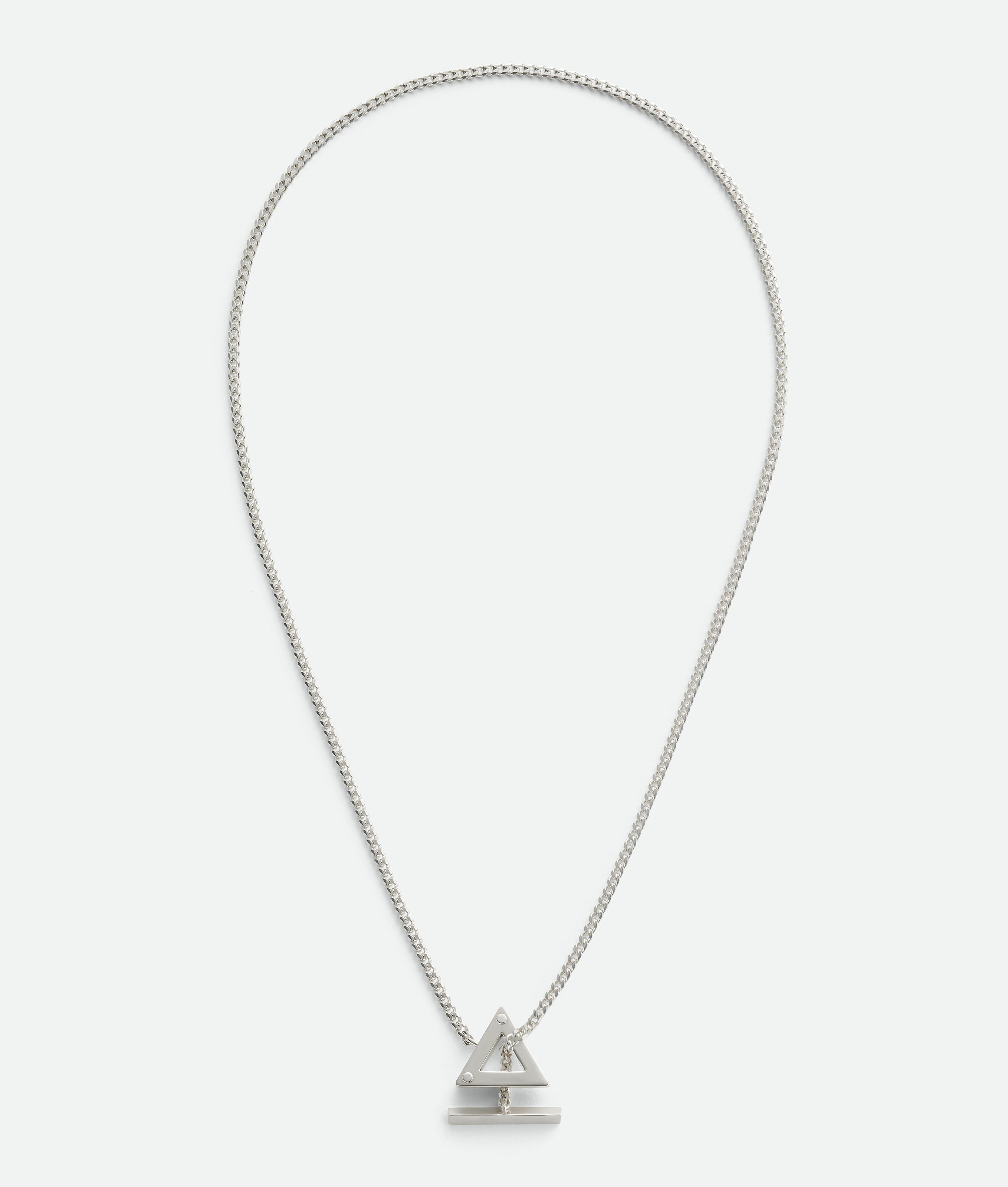 Women's Rivet Necklace in Silver Product Image