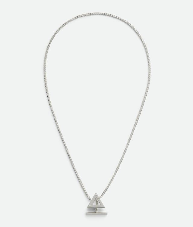 Women's Rivet Necklace in Silver Product Image