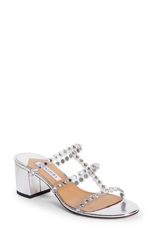 Aquazzura Tequila Crystal Embellished Sandal Product Image