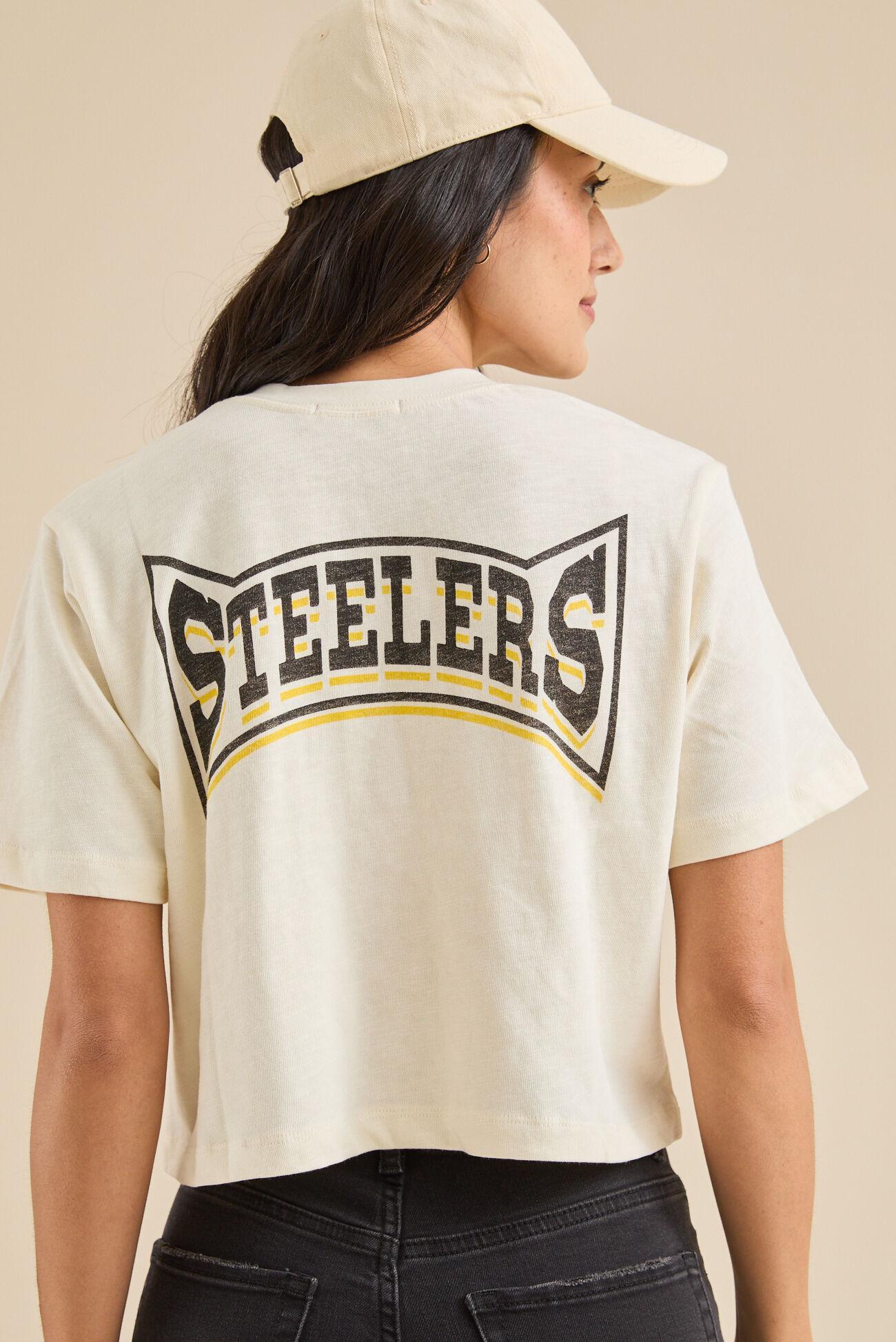 Pittsburgh Steelers Cropped Tee Product Image