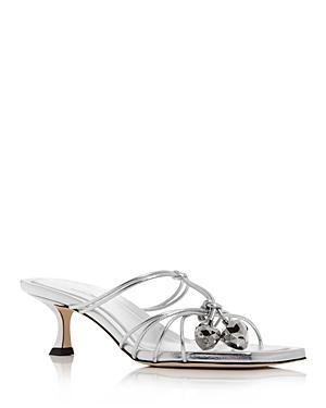 Jimmy Choo Womens Jemma 50 Kitten Heel Slide Sandals Product Image