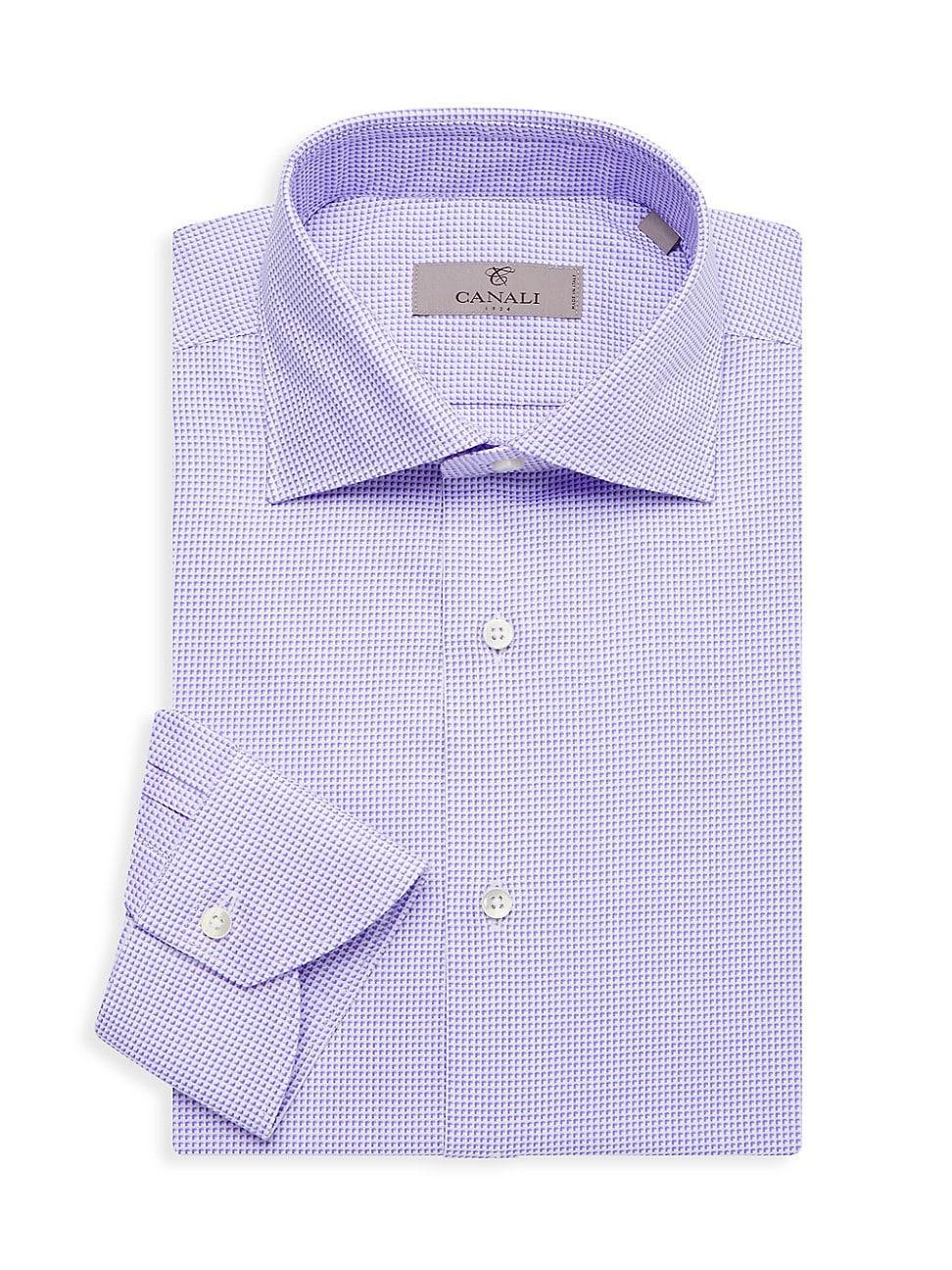 Mens Woven Cotton Button-Up Shirt Product Image