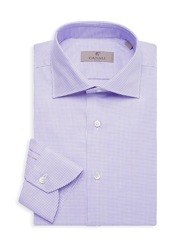 Mens Woven Cotton Button-Up Shirt Product Image