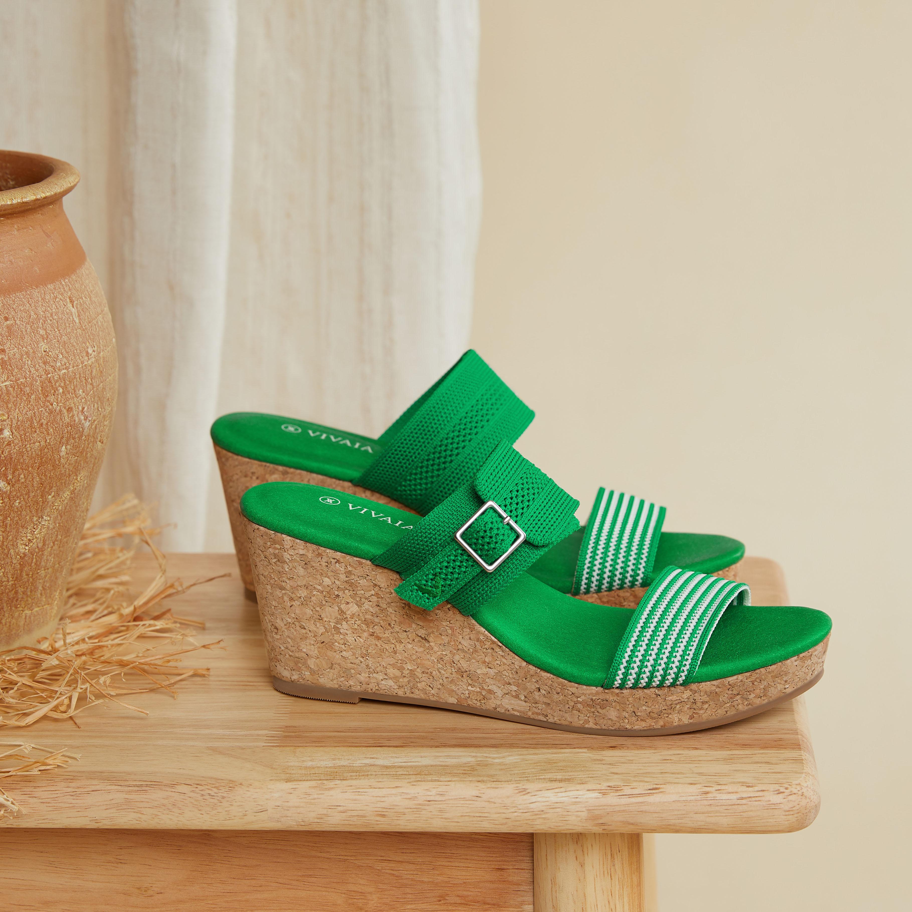 Adjustable Strap Wedge Sandals (Sammy) Product Image