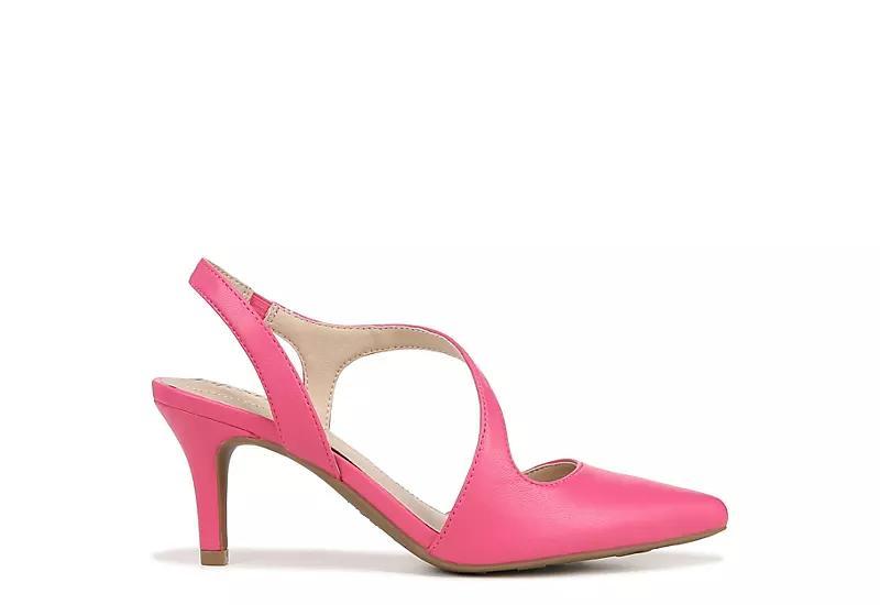 LifeStride Santorini Womens Slingback Heels Pink Product Image