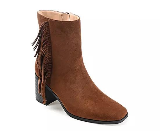 Journee Collection Womens Noriah Fringe Booties Product Image