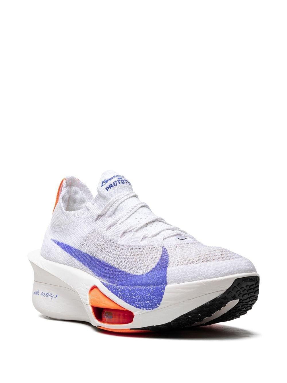 Air Zoom Alphafly Next% 3 Fp "blueprint Pack" Sneakers In White Product Image