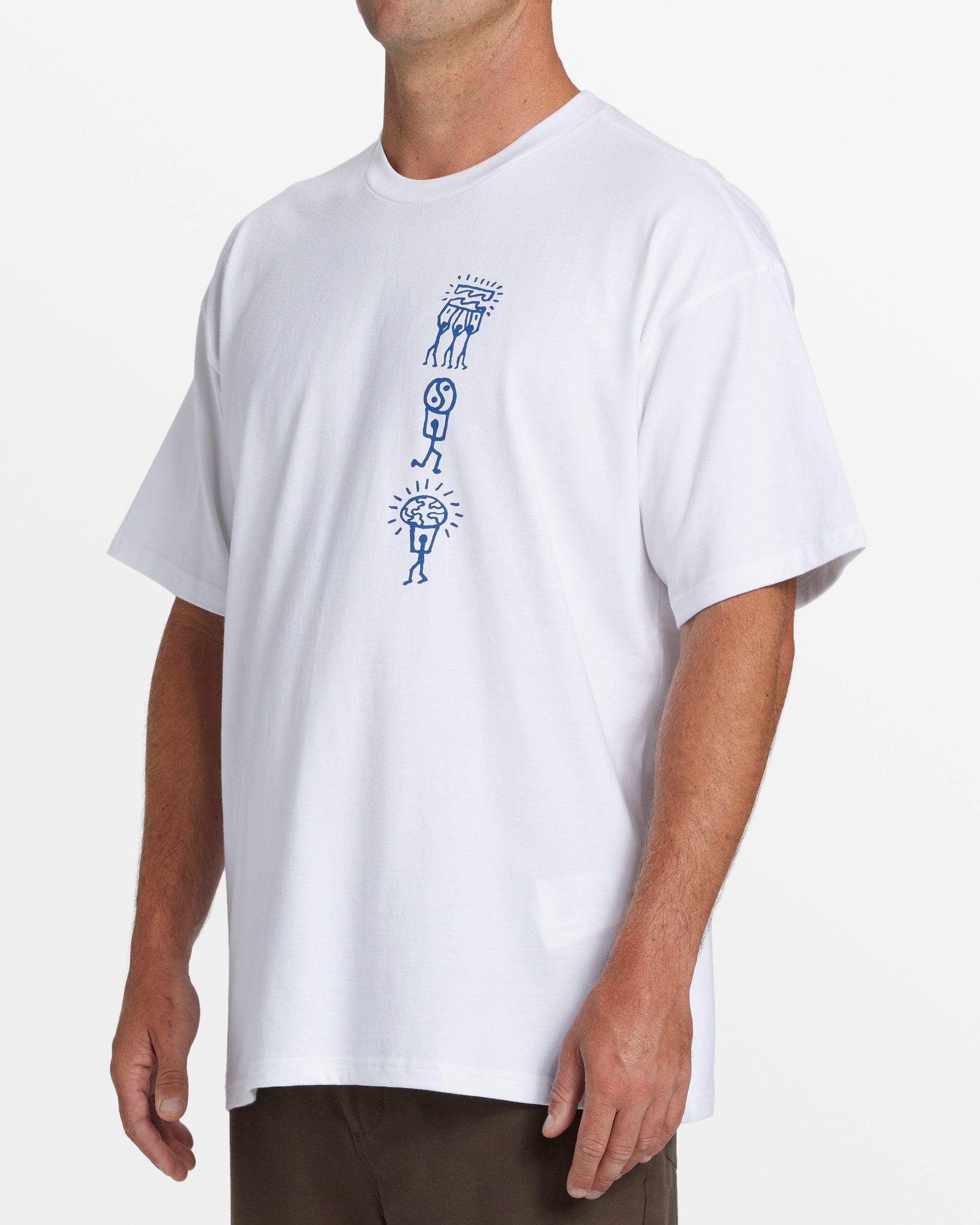 A/Div Tribes T-Shirt - White Male Product Image