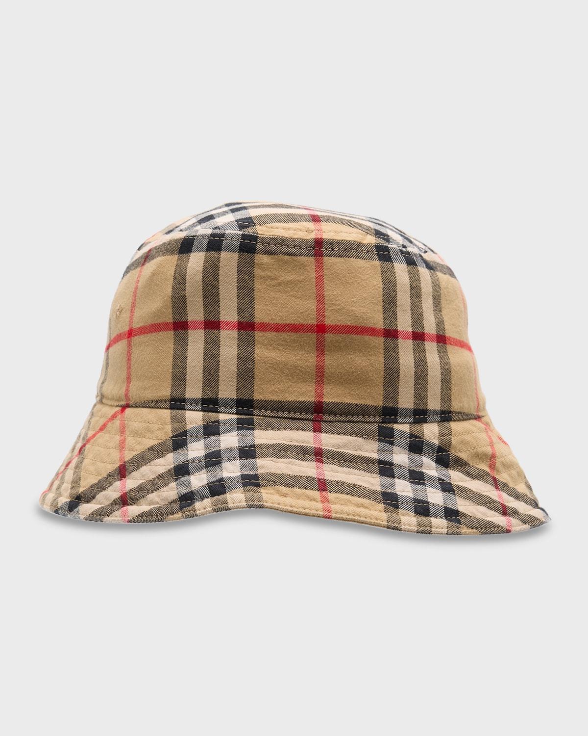 Womens Check Bucket Hat Product Image