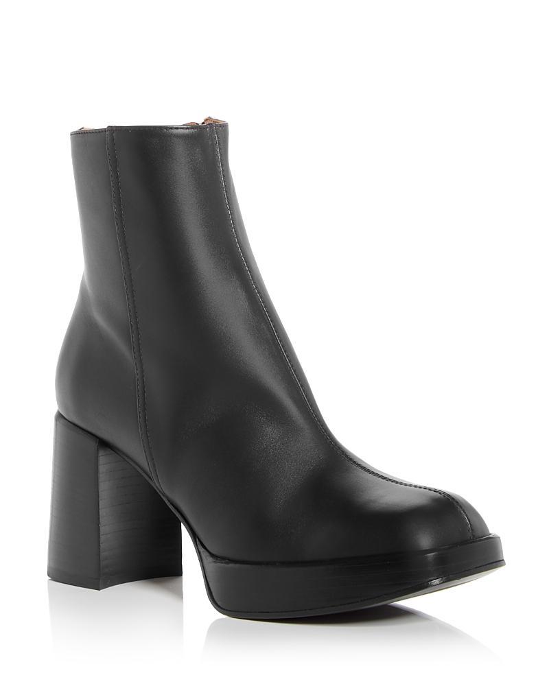 Tods Womens Platform Block Heel Booties Product Image