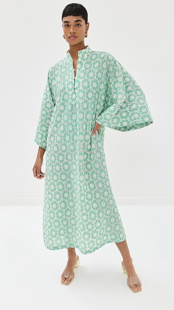 La Vie Style House Daisy Embroidered Maxi Caftan | Shopbop Product Image