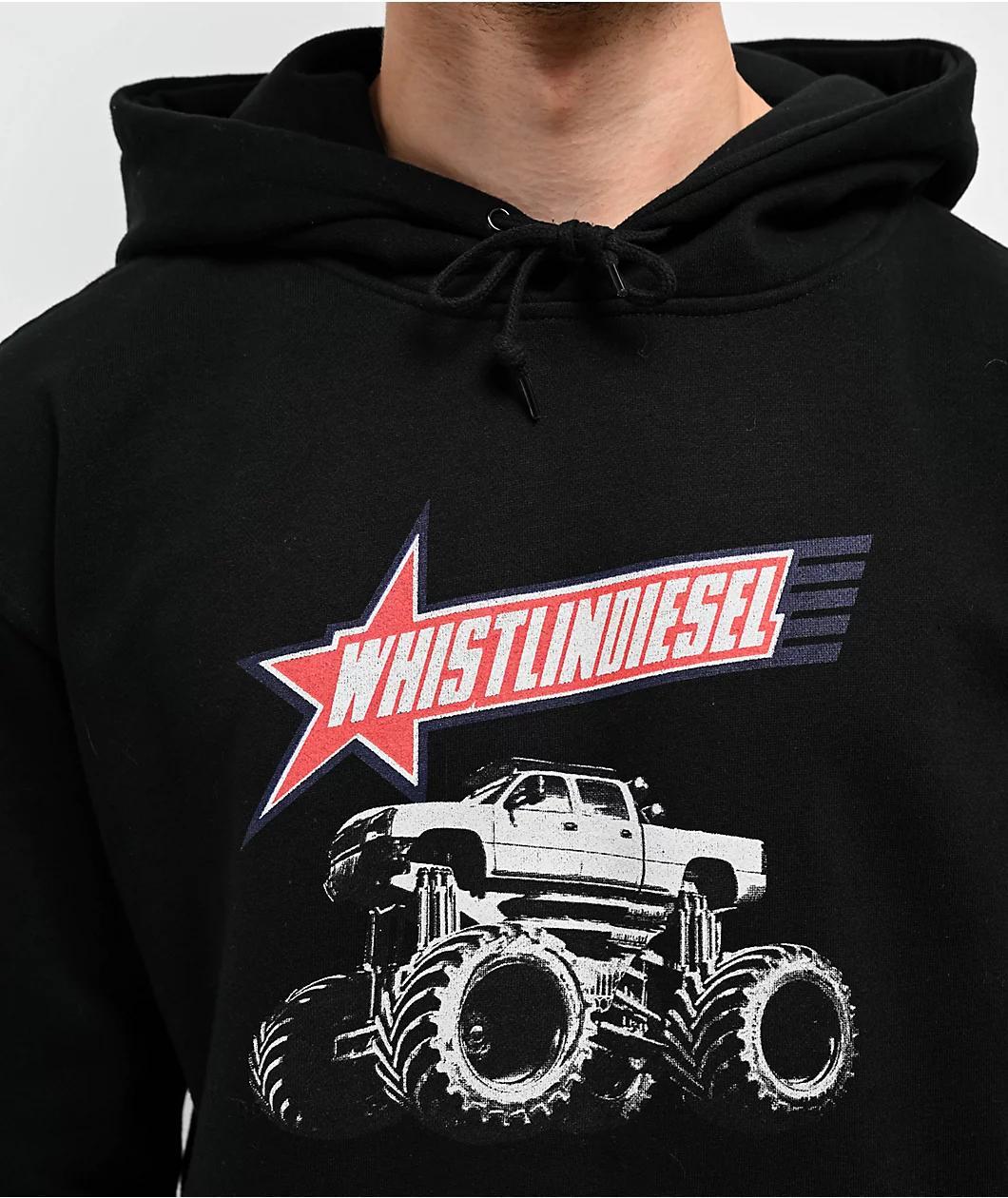 WhistlinDiesel Monstermax Black Hoodie Product Image