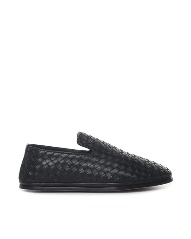 BOTTEGA VENETA Intrecciato Slippers In Black Product Image