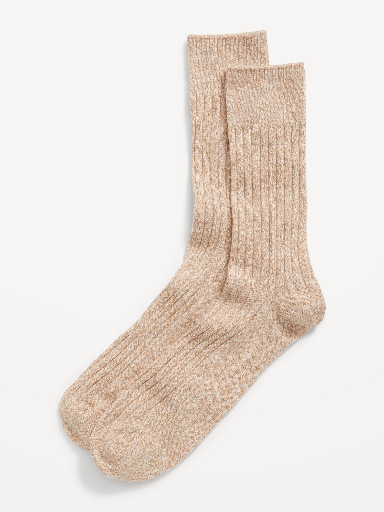 Rib-Knit Crew Socks Product Image