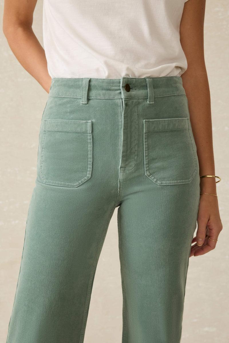 Softstretch Cord Patch Pocket Pant - Seaglass Product Image