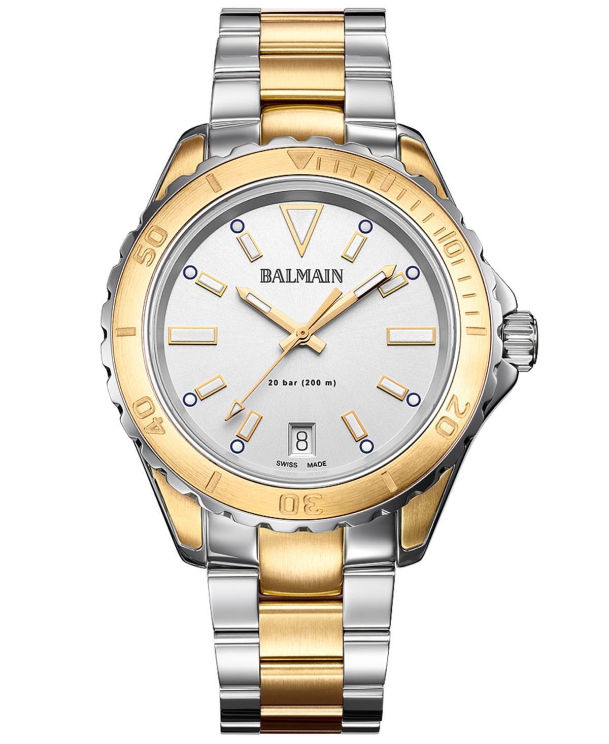 Balmain Womens Swiss Ophrys Two-Tone Stainless Steel Bracelet Watch 39mm - Silver Product Image