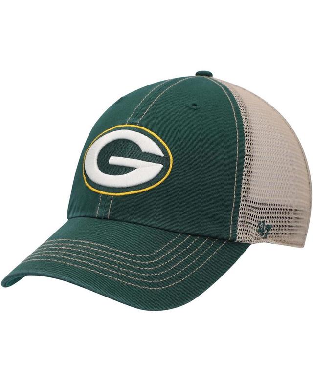 Mens Green Green Bay Packers Trawler Trucker Clean Up Snapback Hat - Green Product Image