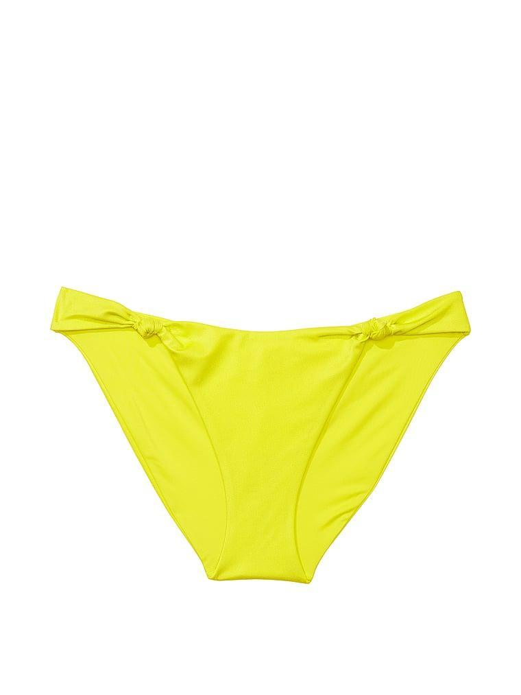 Knotted High-Leg Bikini Bottom Product Image