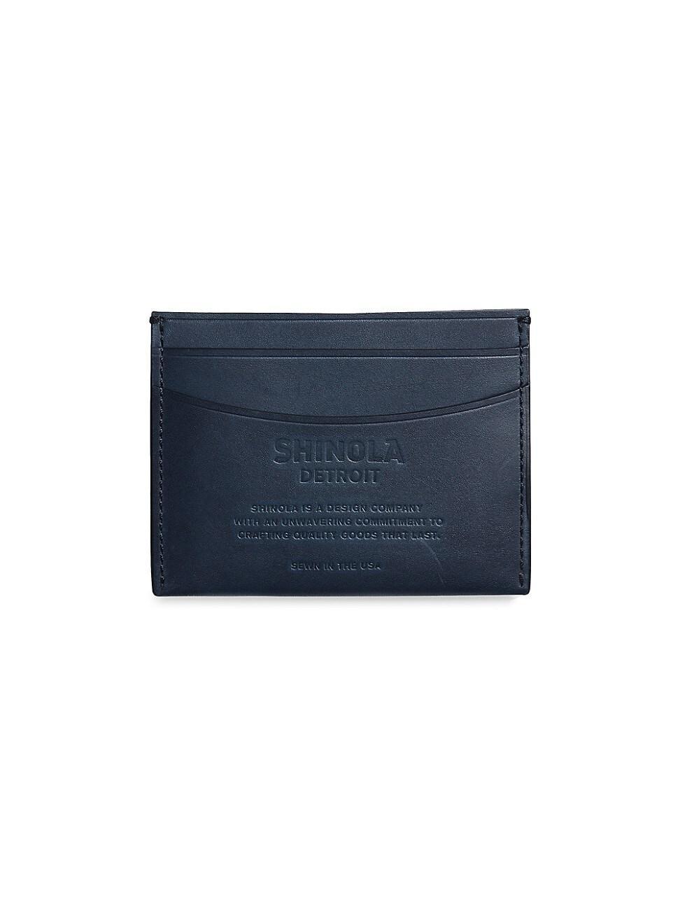 Mens Leather Pocket Card Case Product Image