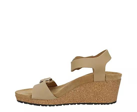 Papillio by Birkenstock Womens Soley Leather Platform Wedges Product Image