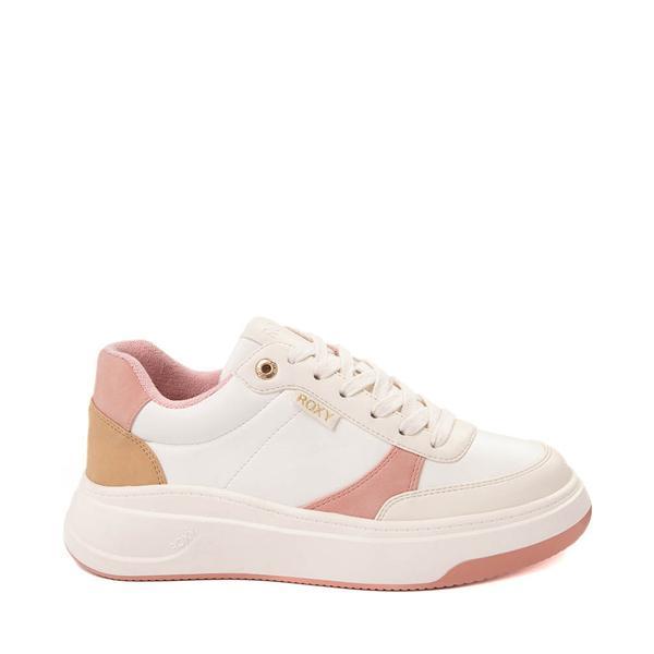 Roxy Womens Carver Lace-Up Sneakers - White Product Image