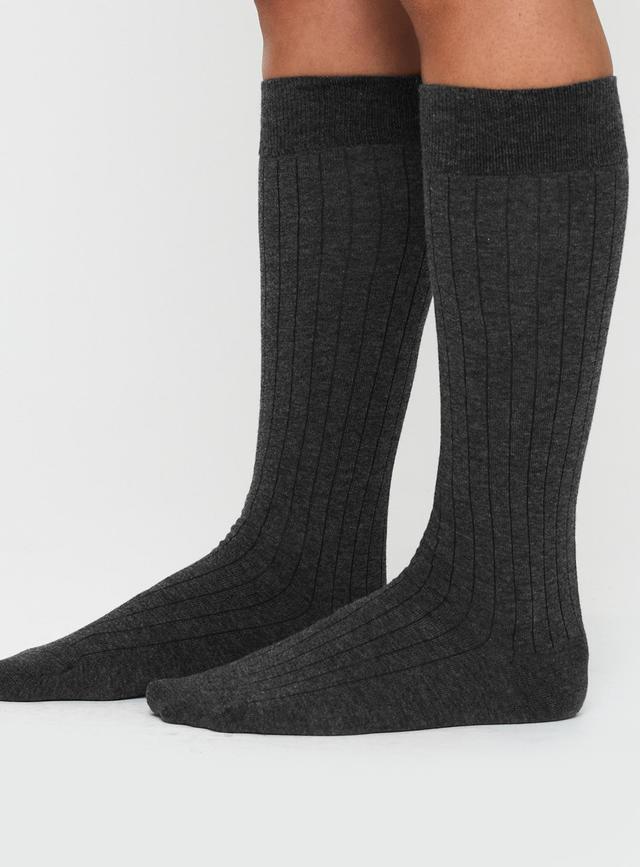 Autumnal Knee High Socks Grey Product Image