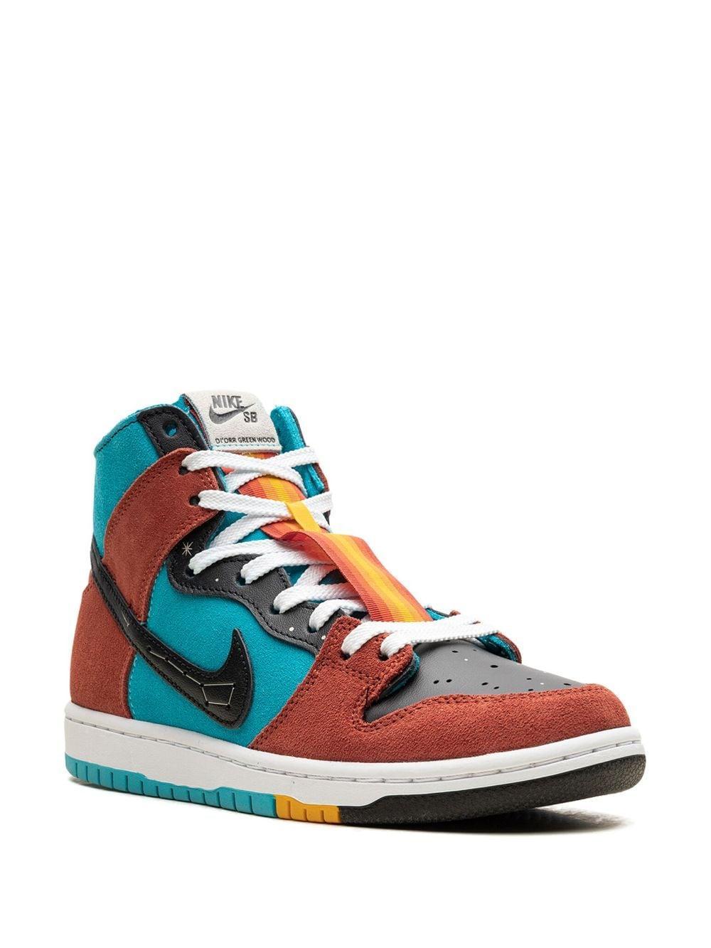 X Di'orr Greenwood Sb Dunk High Sneakers In Blue Product Image