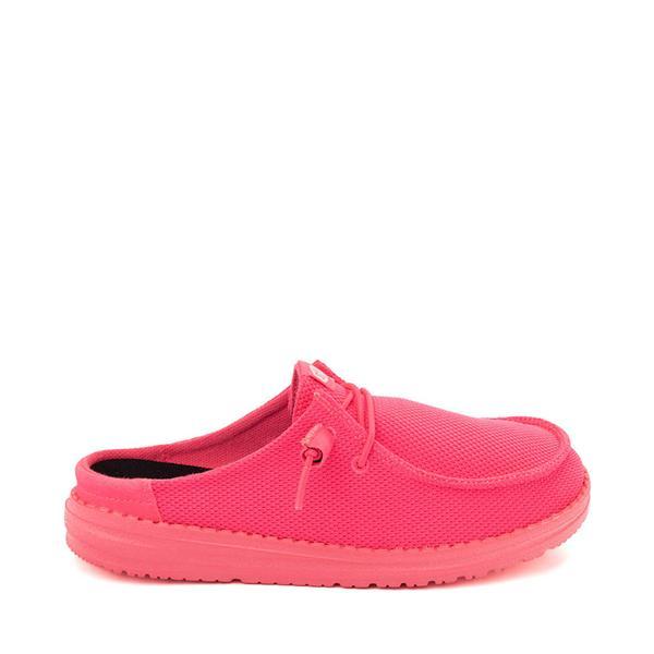 Womens HEYDUDE Wendy Slip Mono Mule - Electric Pink Product Image