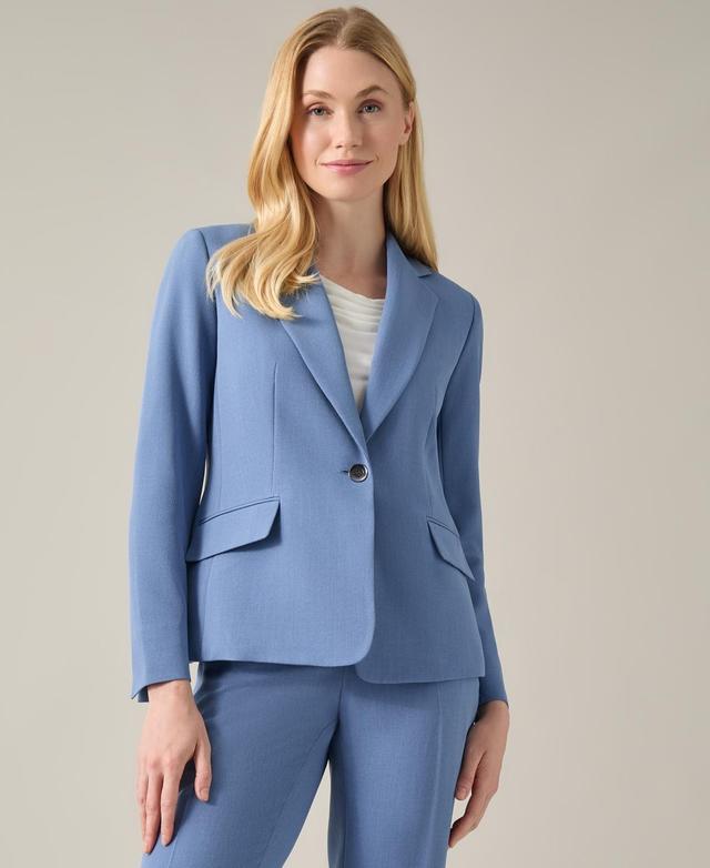 Women's One Button Notched Collar Blazer Product Image