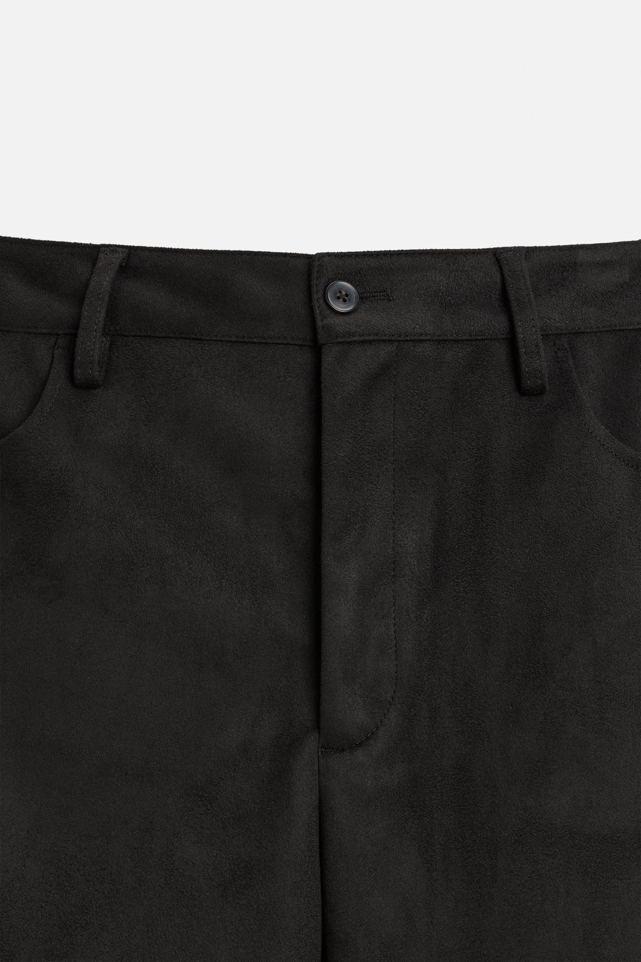 FAUX SUEDE PANTS Product Image