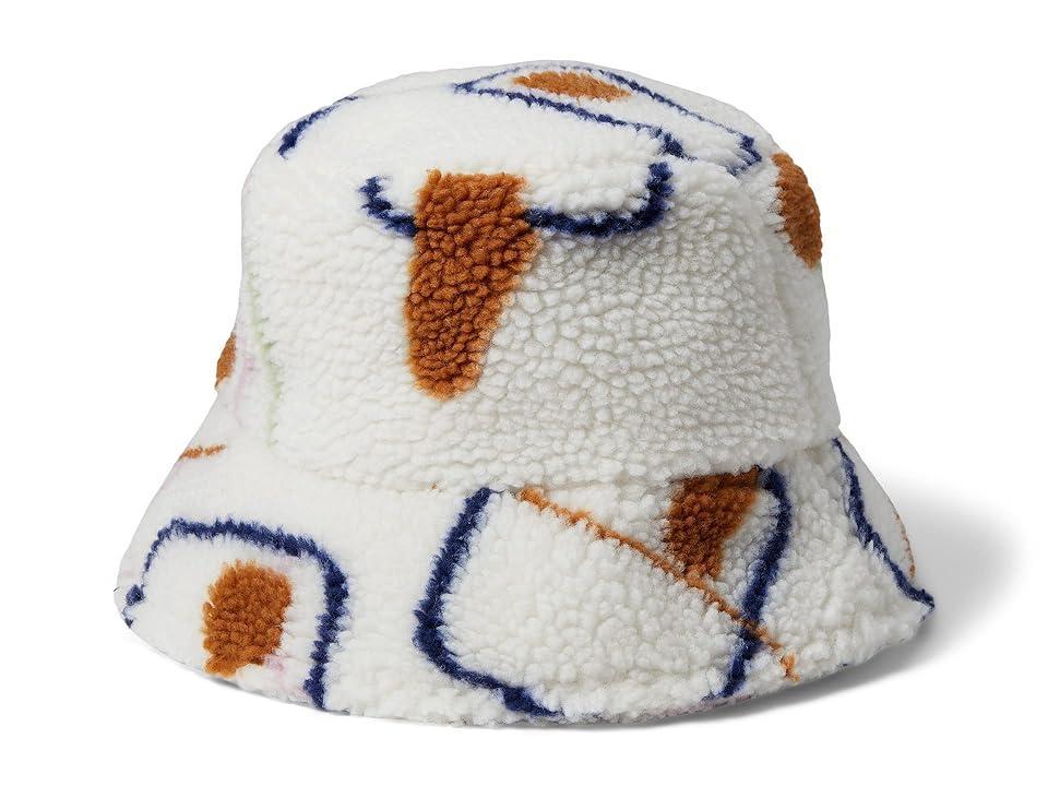 Womens Teddy Faux Fur Bucket Hat Product Image