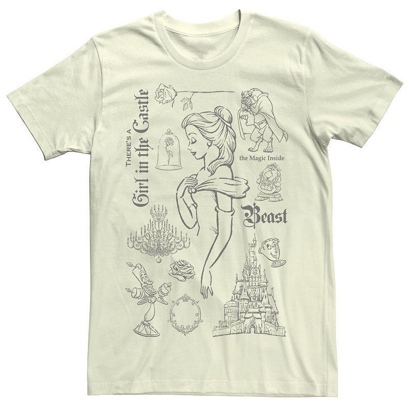 Mens Disney Beauty And The Beast Girl In The Castle Tee Product Image