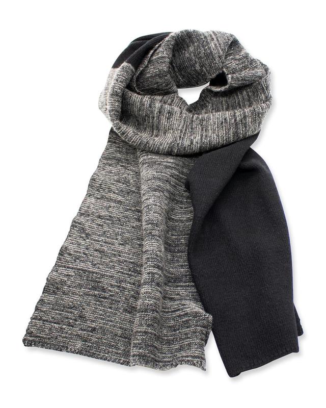 Mens Jersey Colorblock Cashmere Scarf Product Image