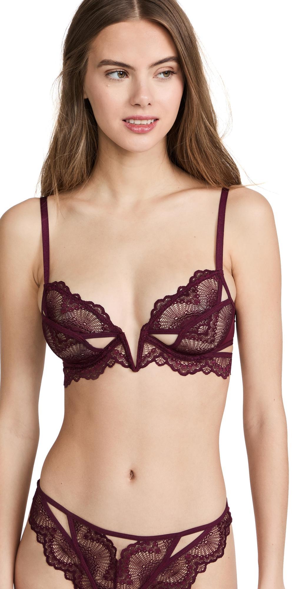 Thistle & Spire Kane V-Wire Lace Bra Product Image