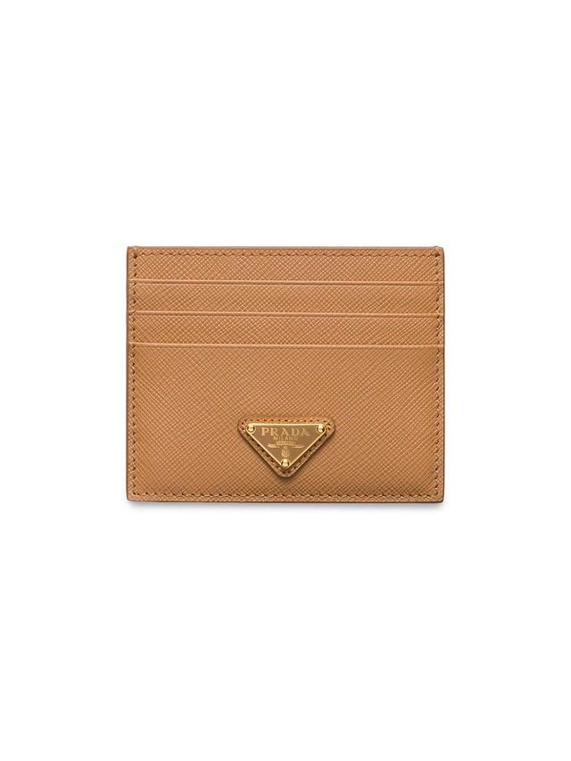 Womens Saffiano Leather Card Holder Product Image