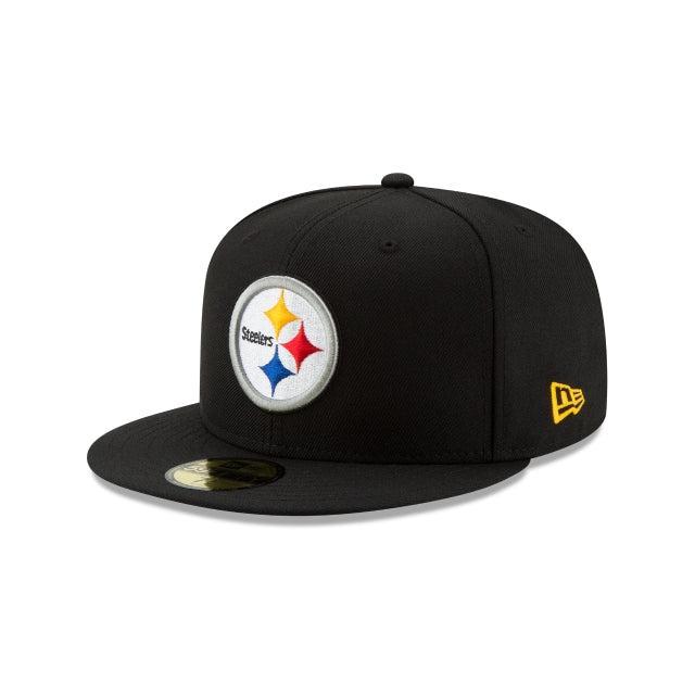 Pittsburgh Steelers Black 59FIFTY Fitted Hat Male Product Image