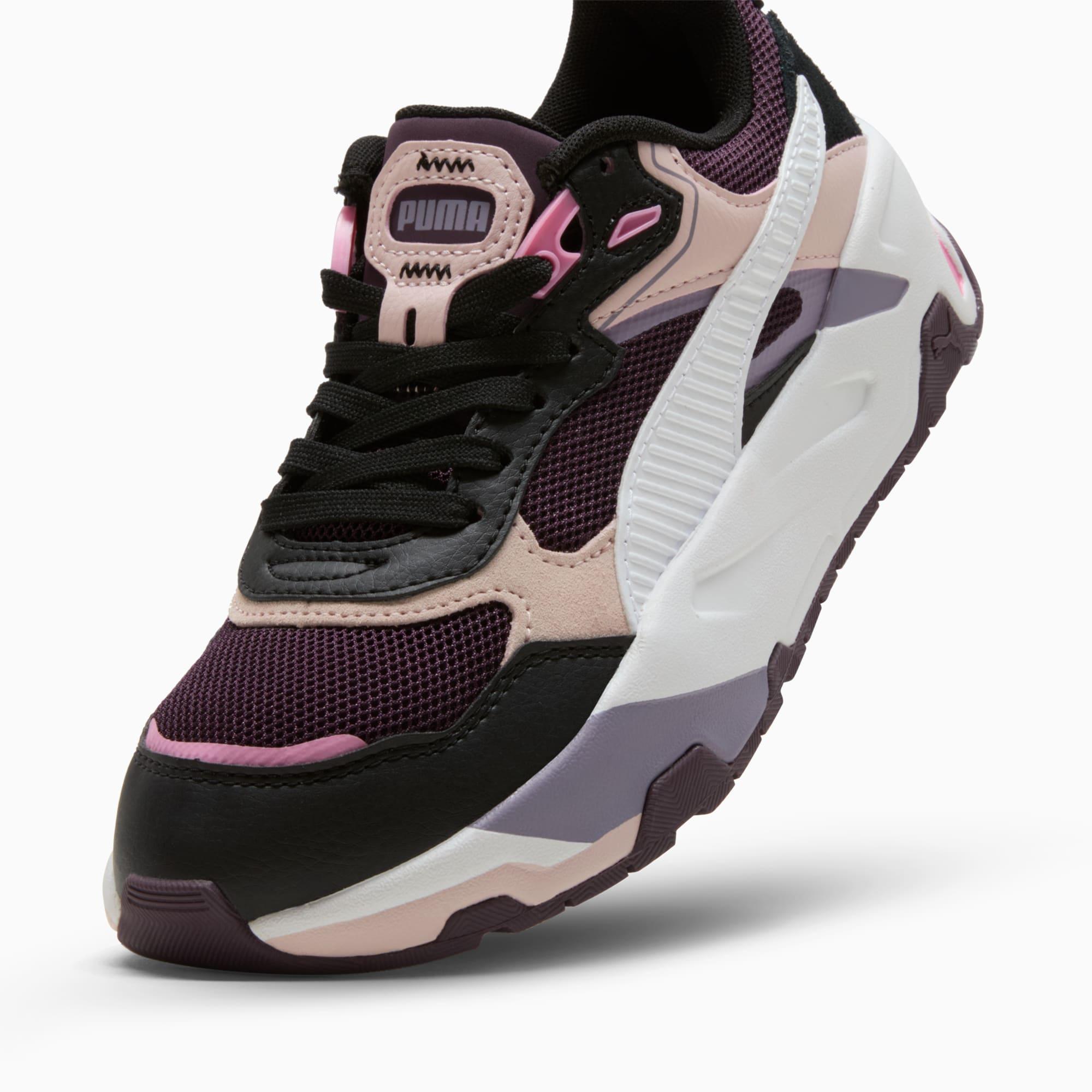 PUMA Trinity Women's Sneakers in Midnight Plum/White/Black Product Image