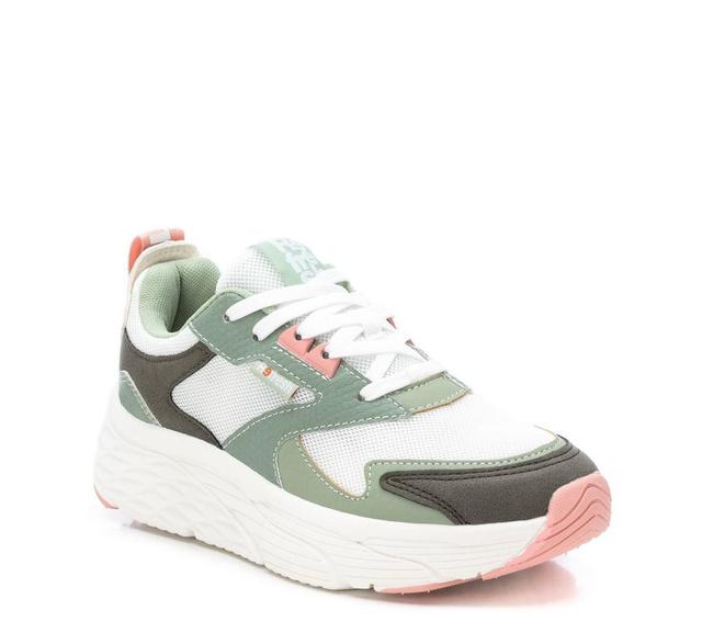 Xti Womens Sneakers With Multicolor Accent - Green Product Image