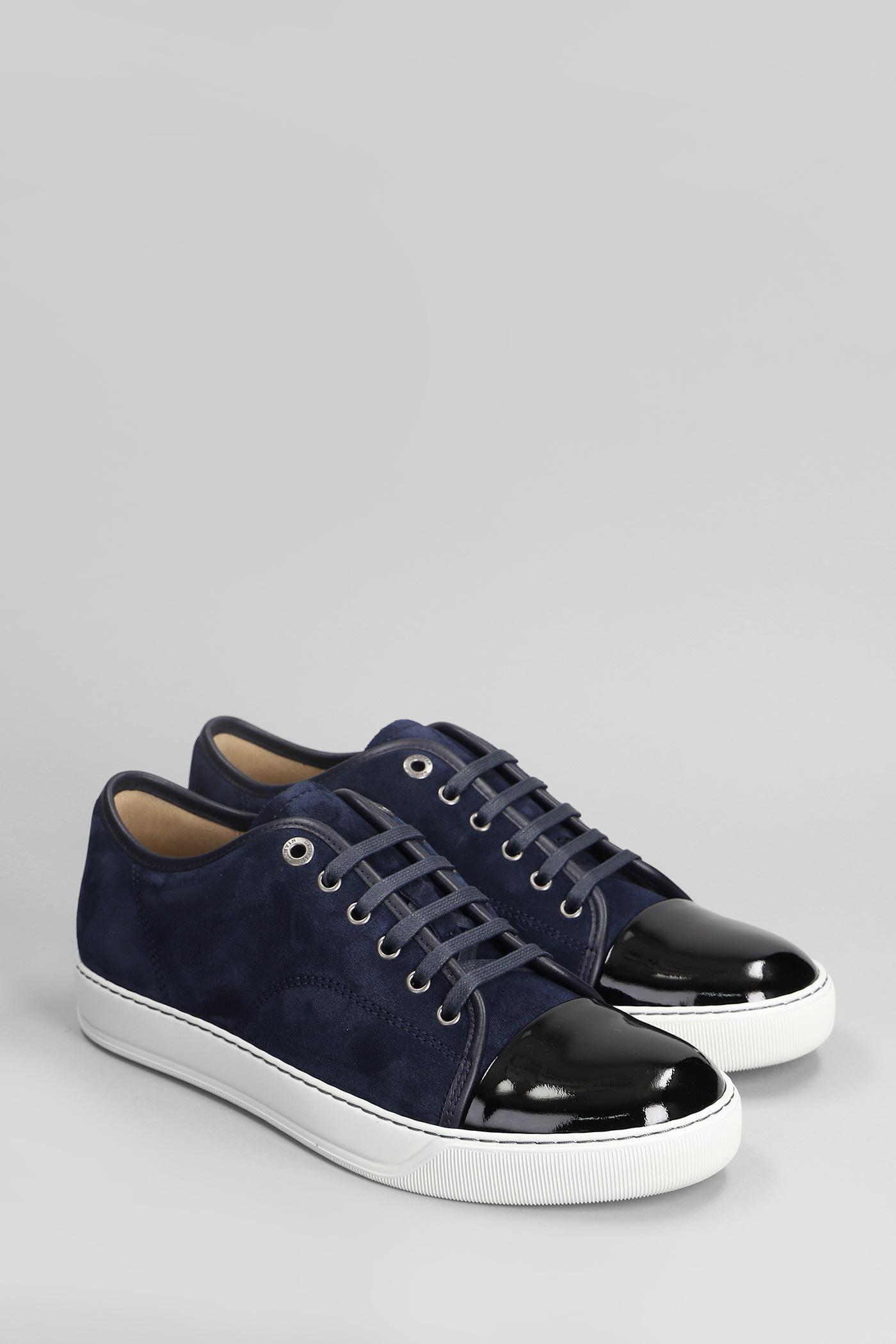 LANVIN Dbb1 Sneakers In Blue Leather Product Image