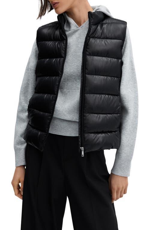 MANGO Ultralight Quilted Water Repellent Vest Product Image