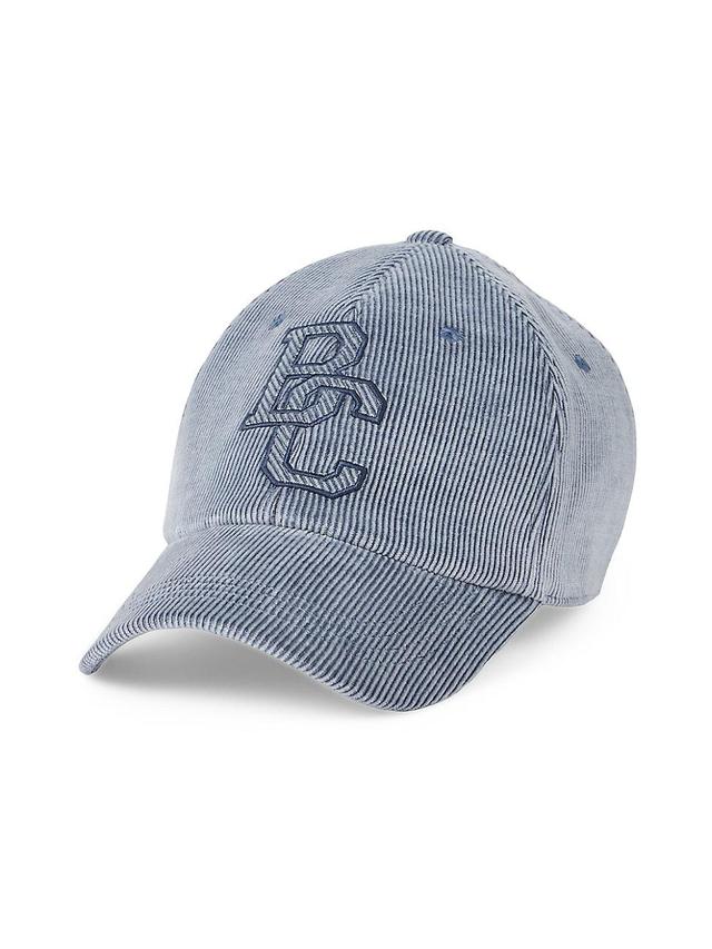 Mens Corduroy Baseball Cap with BC Patch Product Image