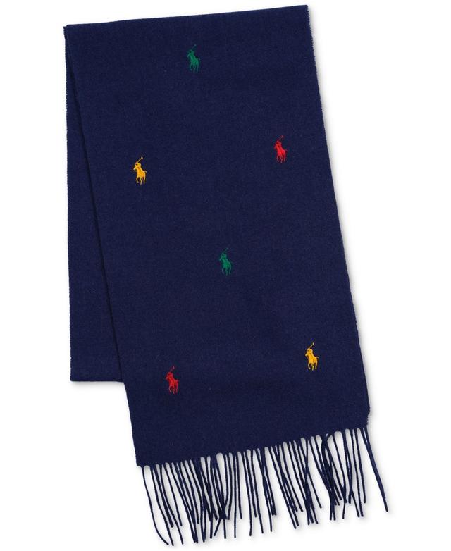 Polo Ralph Lauren Mens Embroidered Polo Player Scarf Product Image