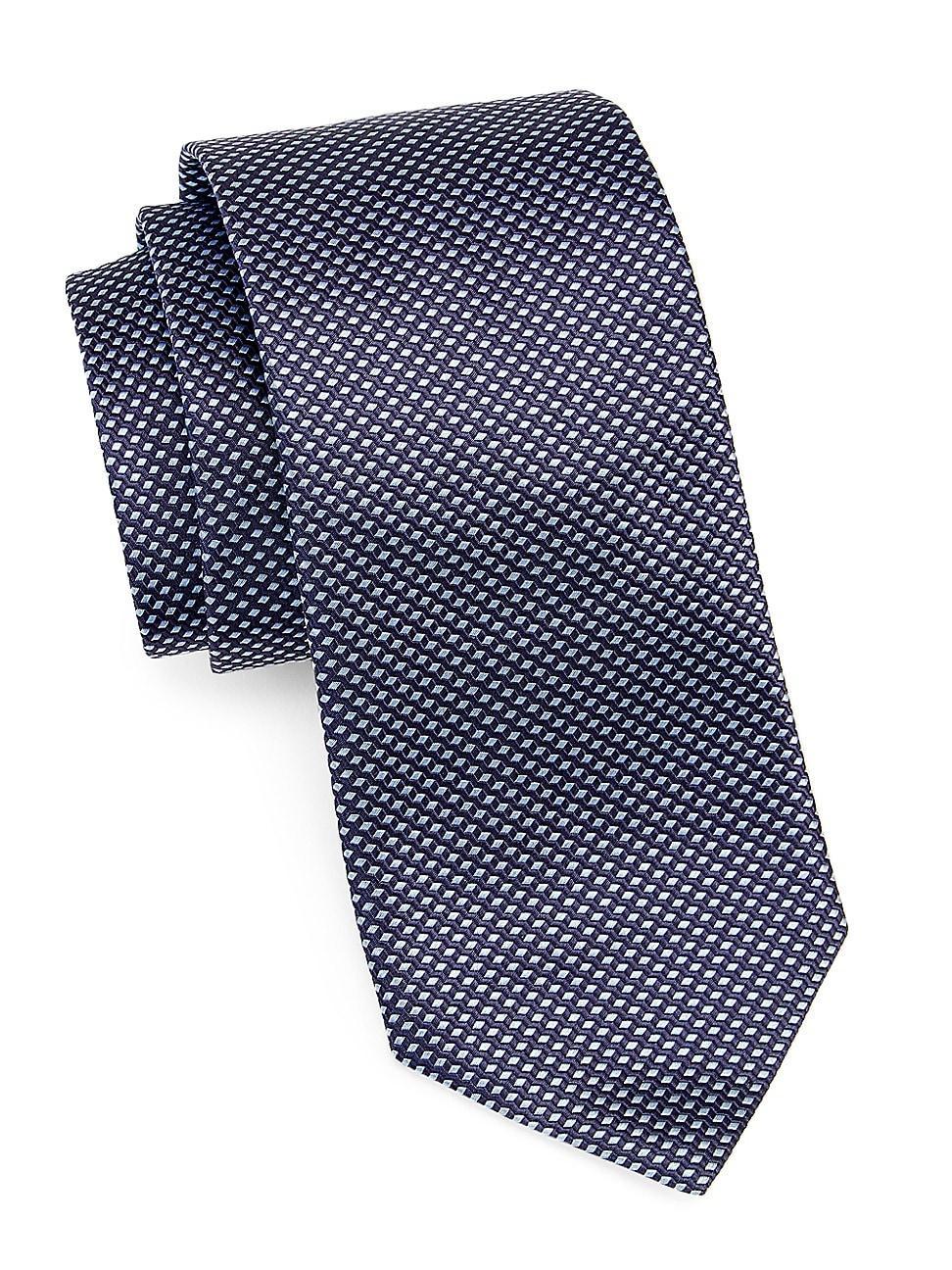 Eton Triangle Neat Silk Tie Product Image