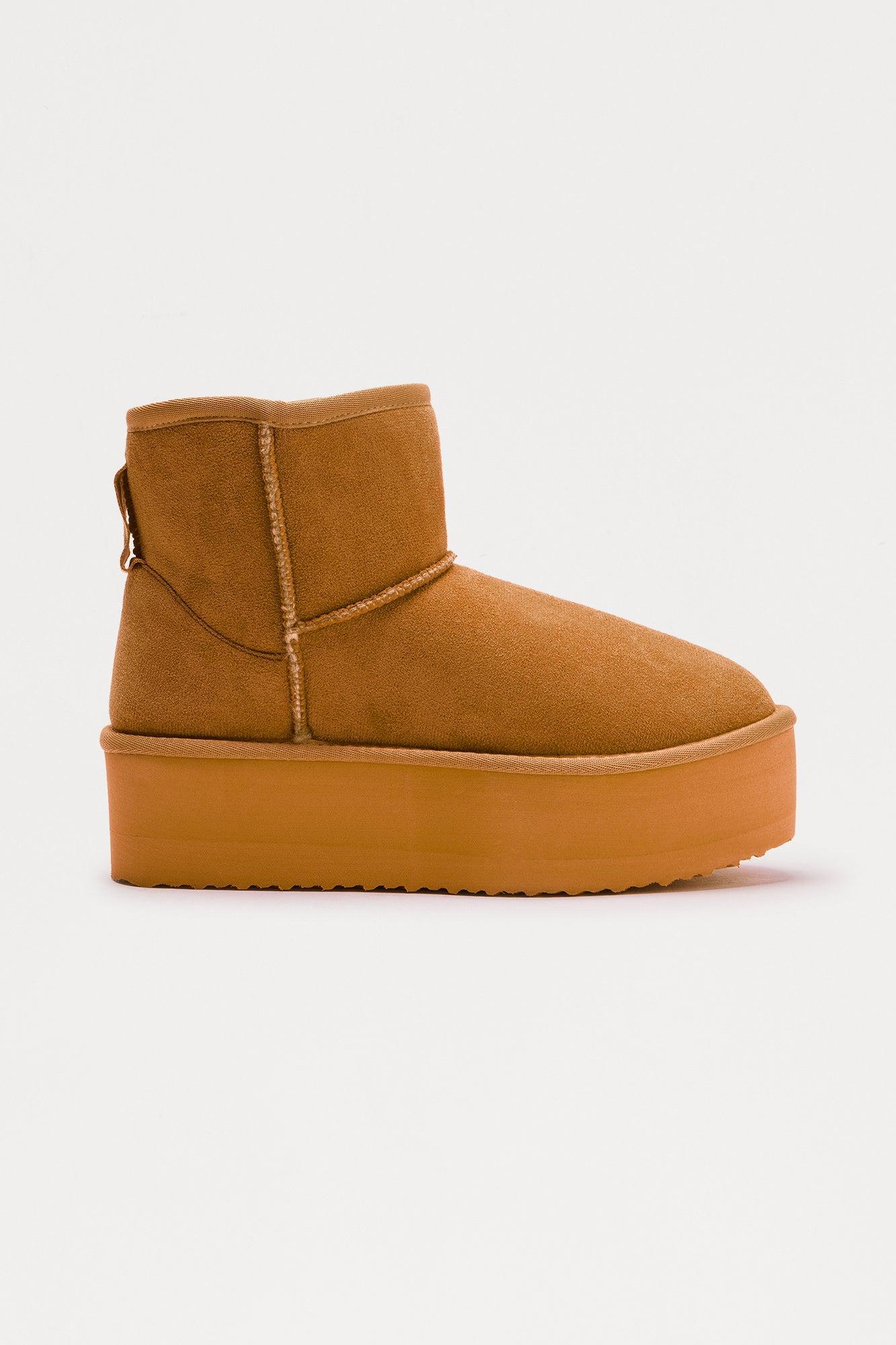 Greenland Platform Booties - Camel product image