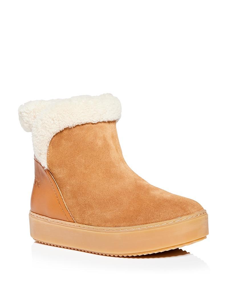 Womens Juliet Shearling-Trimmed Boots Product Image