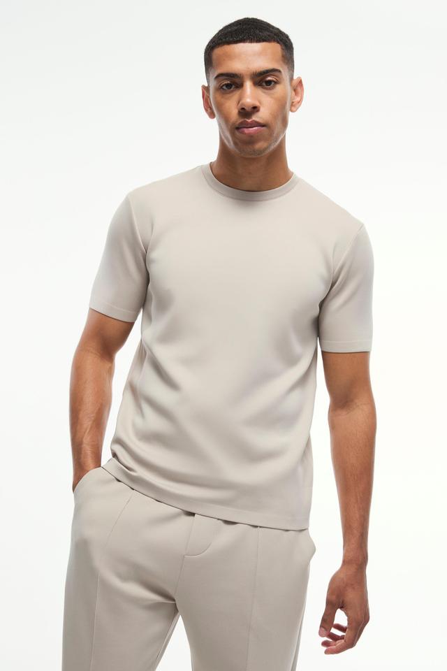 Regular Fit Premium Scuba T-shirt | boohooMAN USA Product Image